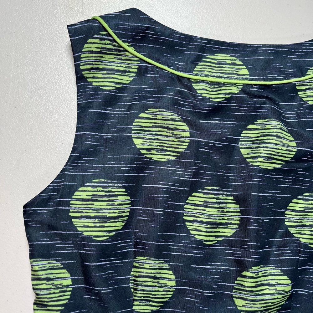 Banana Republic navy and green dress size 0 - Picture 6 of 13